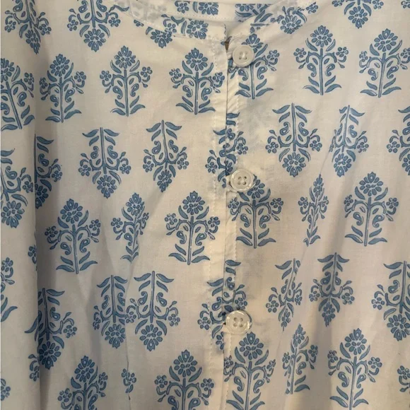 Blue and White Midi Dress‎ - Picture 5 of 11